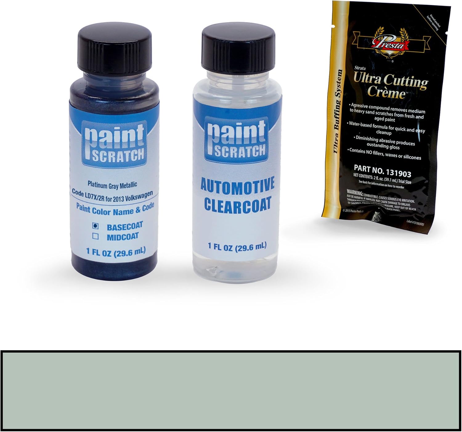 PAINTSCRATCH Platinum Gray Metallic LD7X/2R for 2013