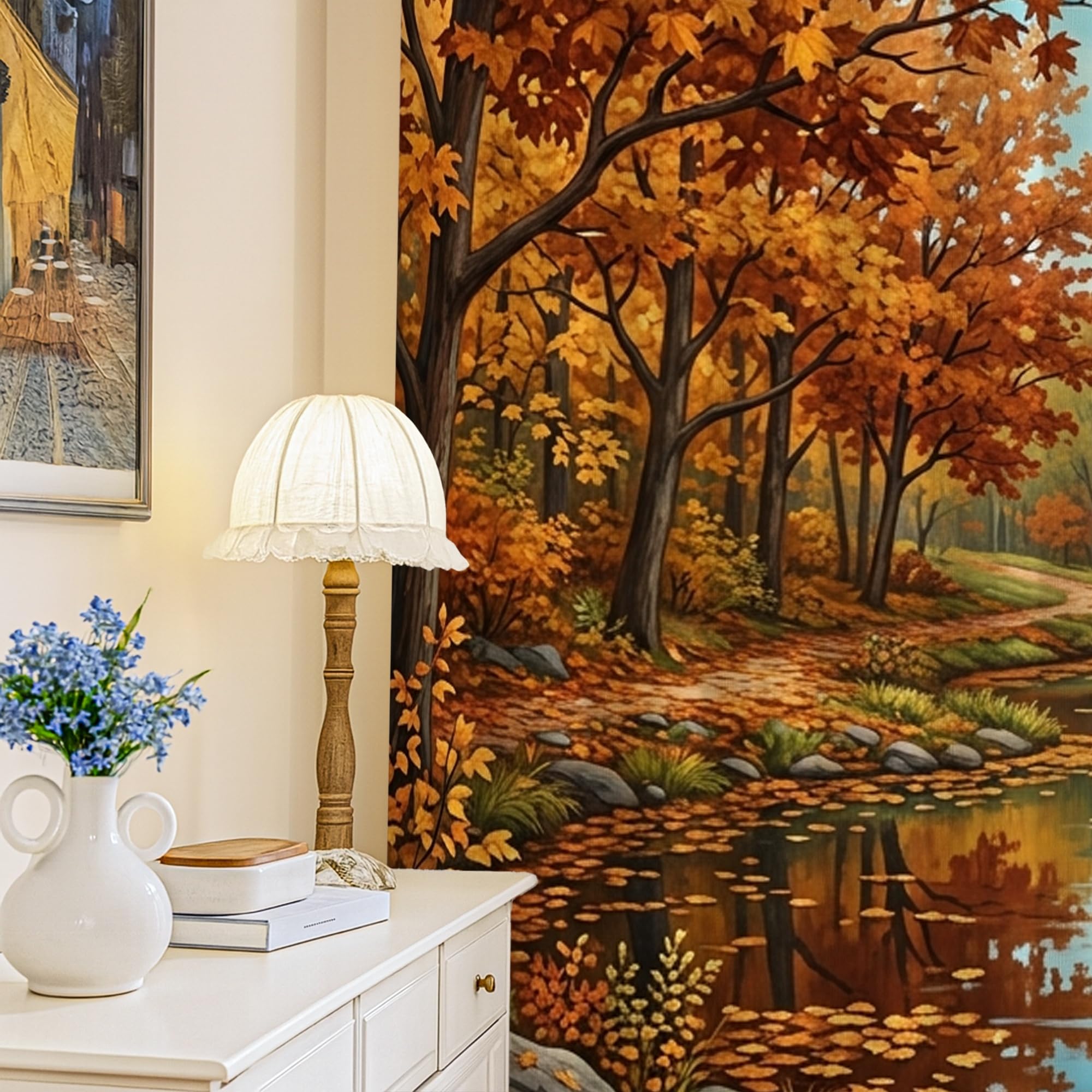 Rideaux occultants thermiques contre la lumière pour chambre et salon orange