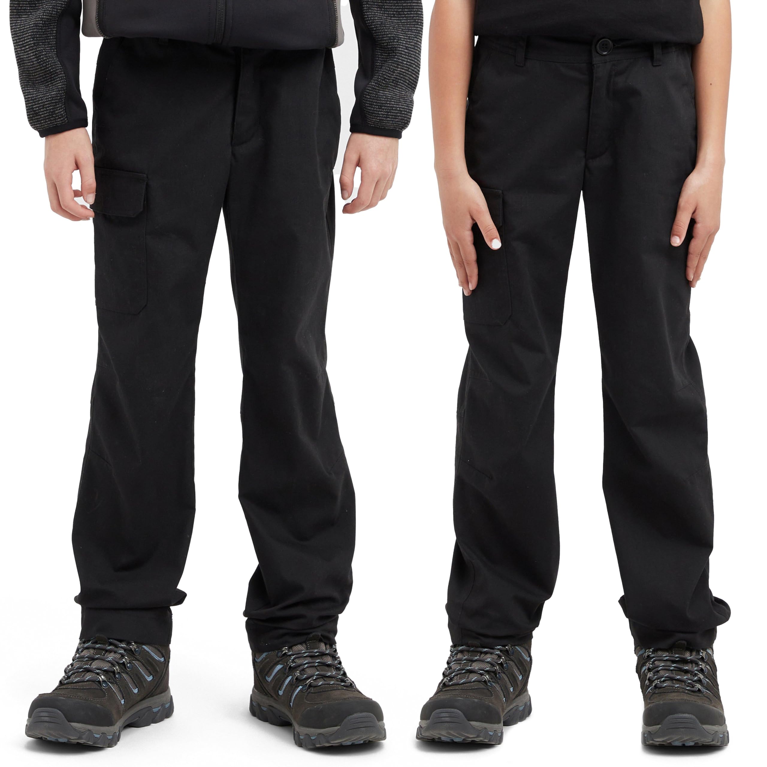 Peter Storm Unisex Kids Black Kids' Ramble Trousers 7-8Y