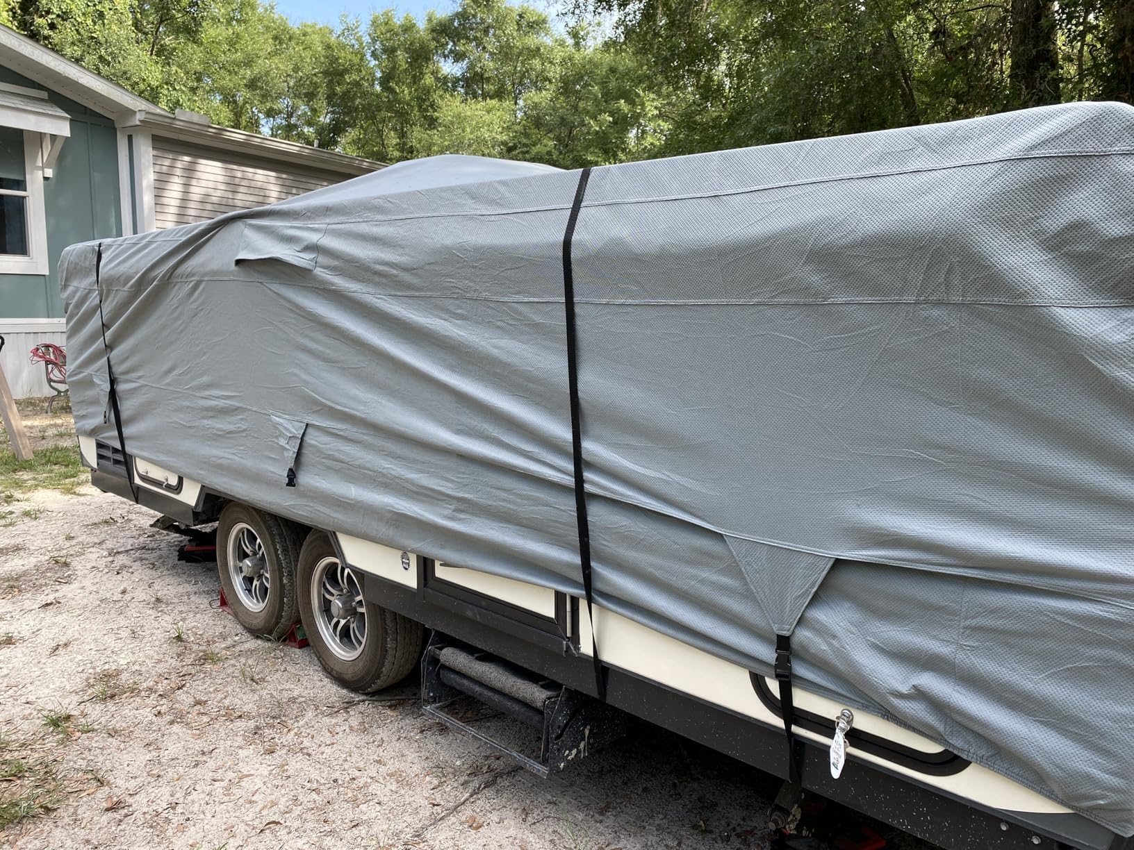 Tuszom Pop Up Camper Tent Trailer Cover Extra Thick 7 Layers