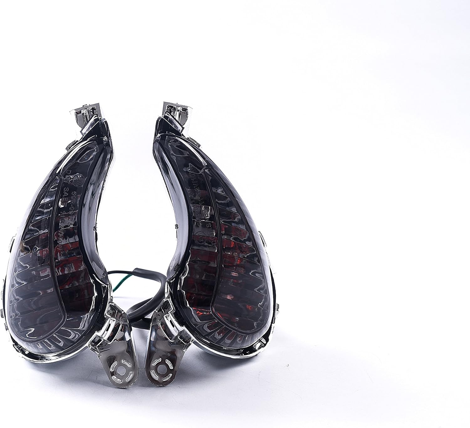 Motorcycle LED Front Turn Signals Compatible with 2008-2019 Hayabusa GSXR1300,Smoke