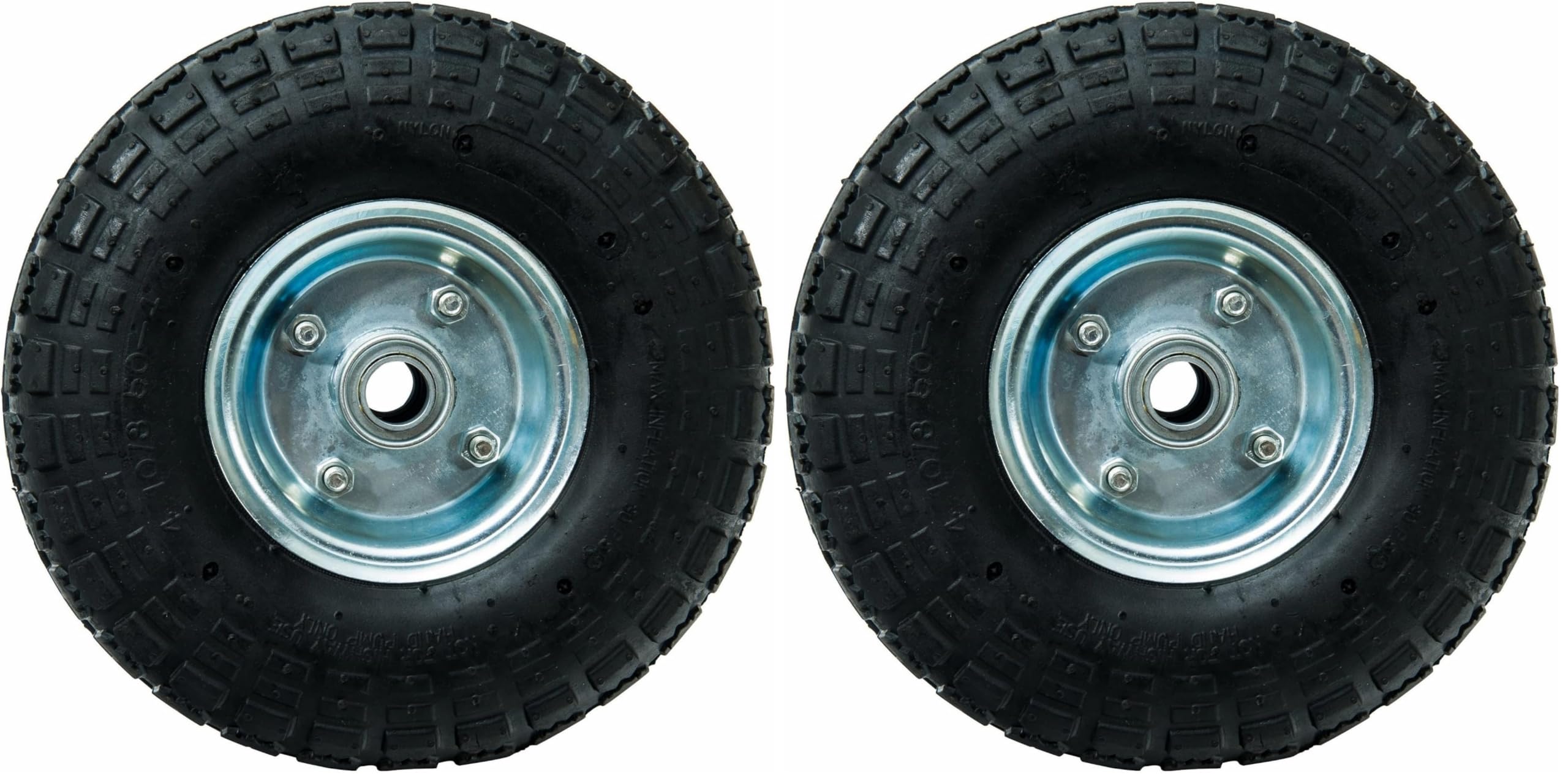 Ruota gonfiabile 10 metallo Ø 260 x 85mm WERKA PRO Foro 20mm (Confezione da 2)