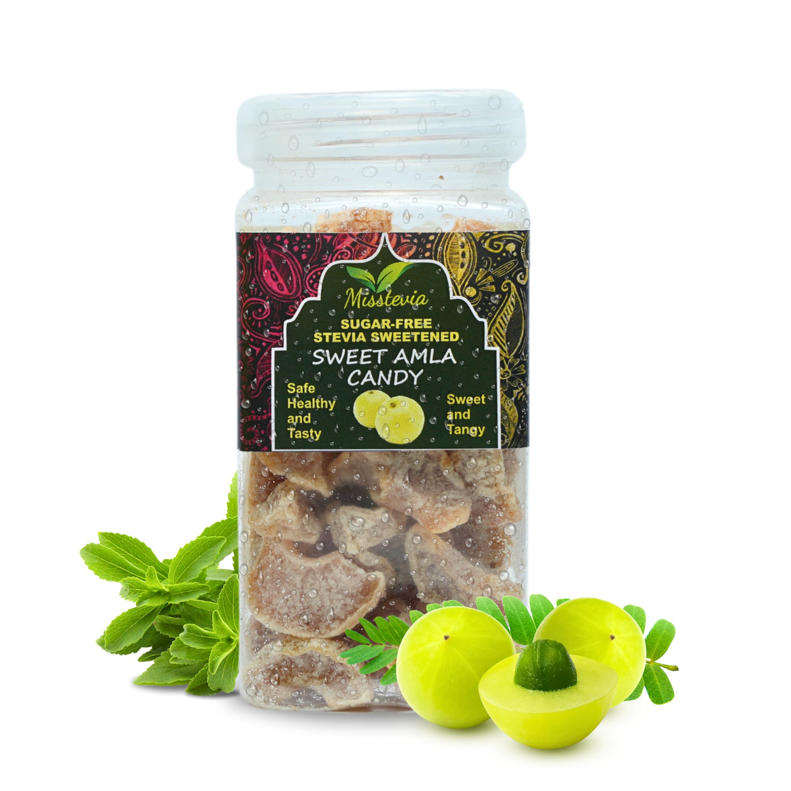 Misstevia Sugar Free Amla Candy | Dried Sugar Free Amla Candy | 100% Natural | No Preservative | No Artificial Colour Used (Amla) (110 Gms) (B0BB9XV7BF) Amazon Price History, Amazon Price Tracker