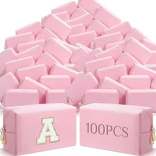 Miniatura 12 de Cunno 100 bolsas de cosméticos a granel de piel sintética para maquillaje, bolsa pequeña, bolsa de aseo de bricolaje, organizador de almacenamiento