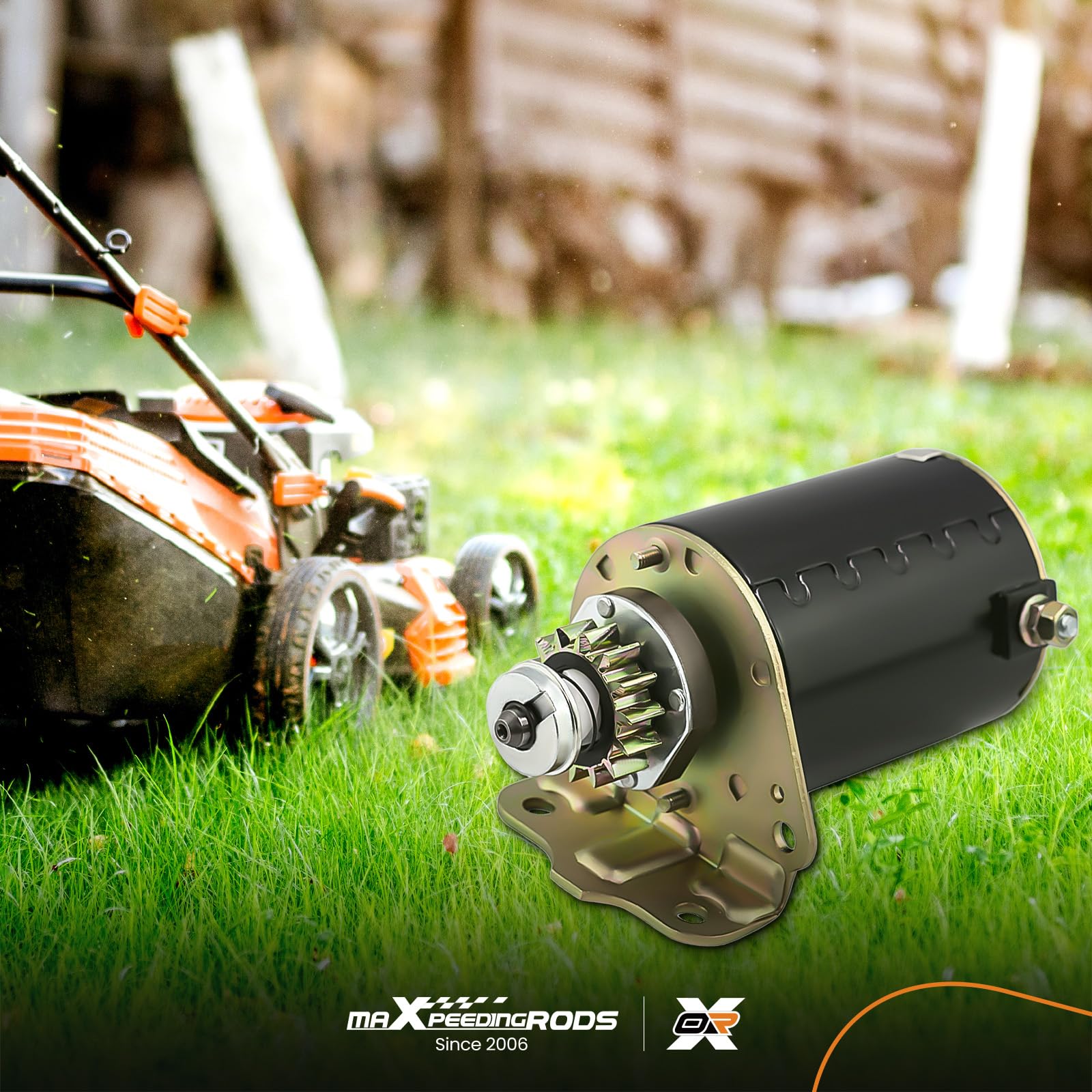 maXpeedingrods Motor de arranque para Briggs & Stratton, arrancador Tsarbo Motor de arranque de 12 V y 14 dientes para Cub Cadet para John Deere para Craftsman, etc. 693551 210807 215802 693552