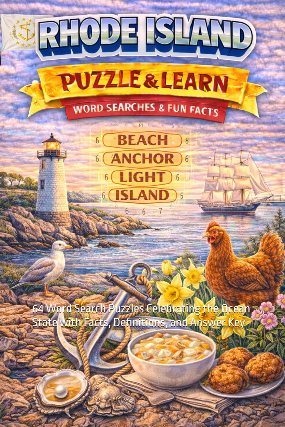 Rhode Island Word Search Puzzle and Learn: 64 Word Search Puzzles Celebrating the Ocean State with Facts, Definitions, and Answer Key (Ultimate States Word Search and Learn Collection)