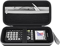 Vista 2 de Funda de calculadora compatible con calculadora gráfica de color de titanio Texas Instruments TI-84 Plus CE/TI-84 Plus/TI-Nspire CX II CAS/TI-Nspire