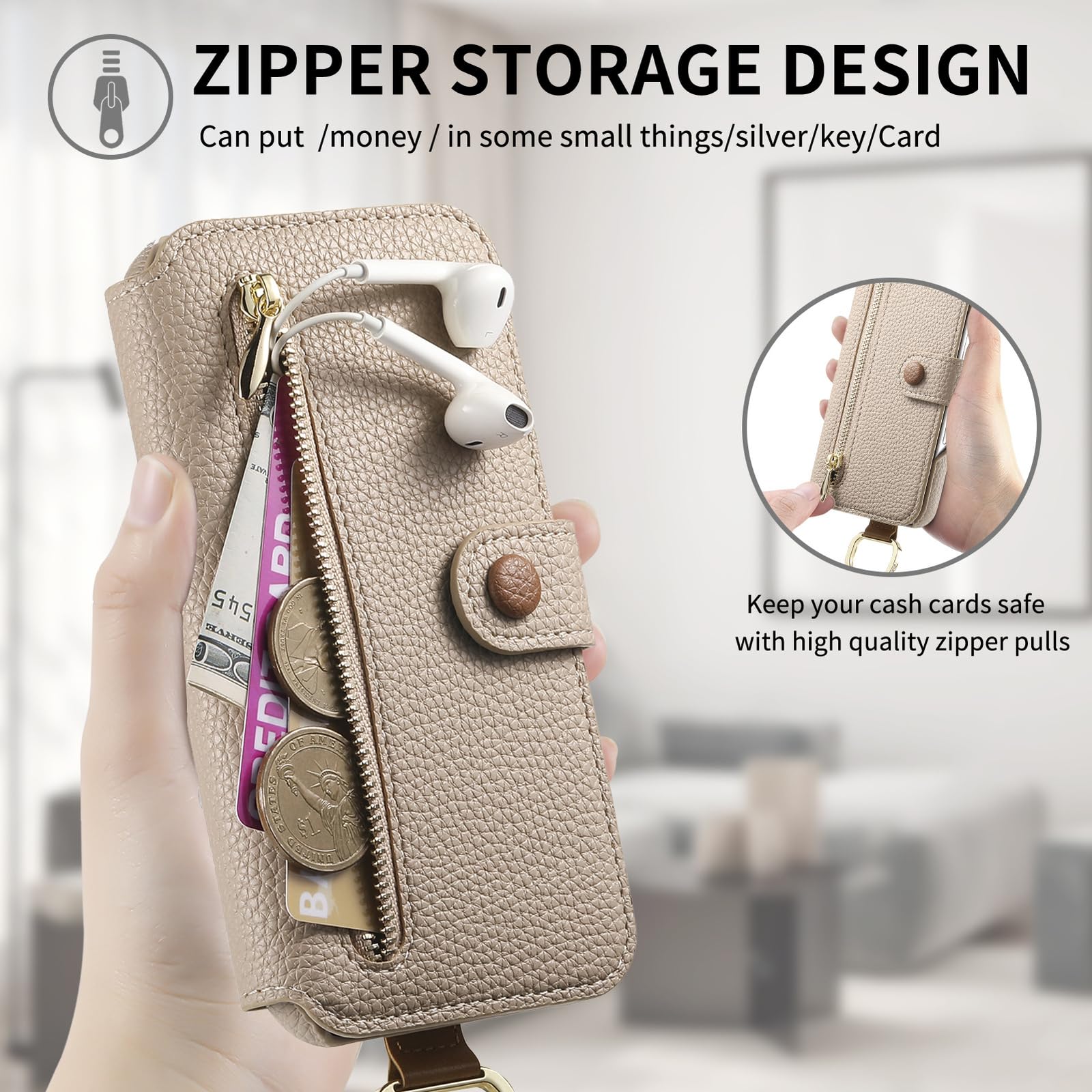 Generic etui kompatybilne z Samsung Galaxy S24 Ultra (kolor: niebieski) Premium magnetyczne etui z klapką skórzany portfel z uchwytem na kartę do telefonu