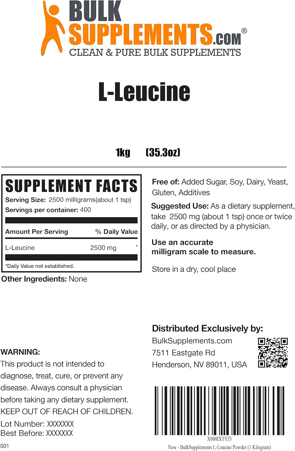 Buy LLeucine Amino Acid Powder Amino Acid