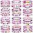 PinkSheep Bracelets for Girls Jewelry: 36 Pcs Kids Bracelets, Kids Jewelry Age 3 4 5 6 7 Years Old Princess Girl Party Favors