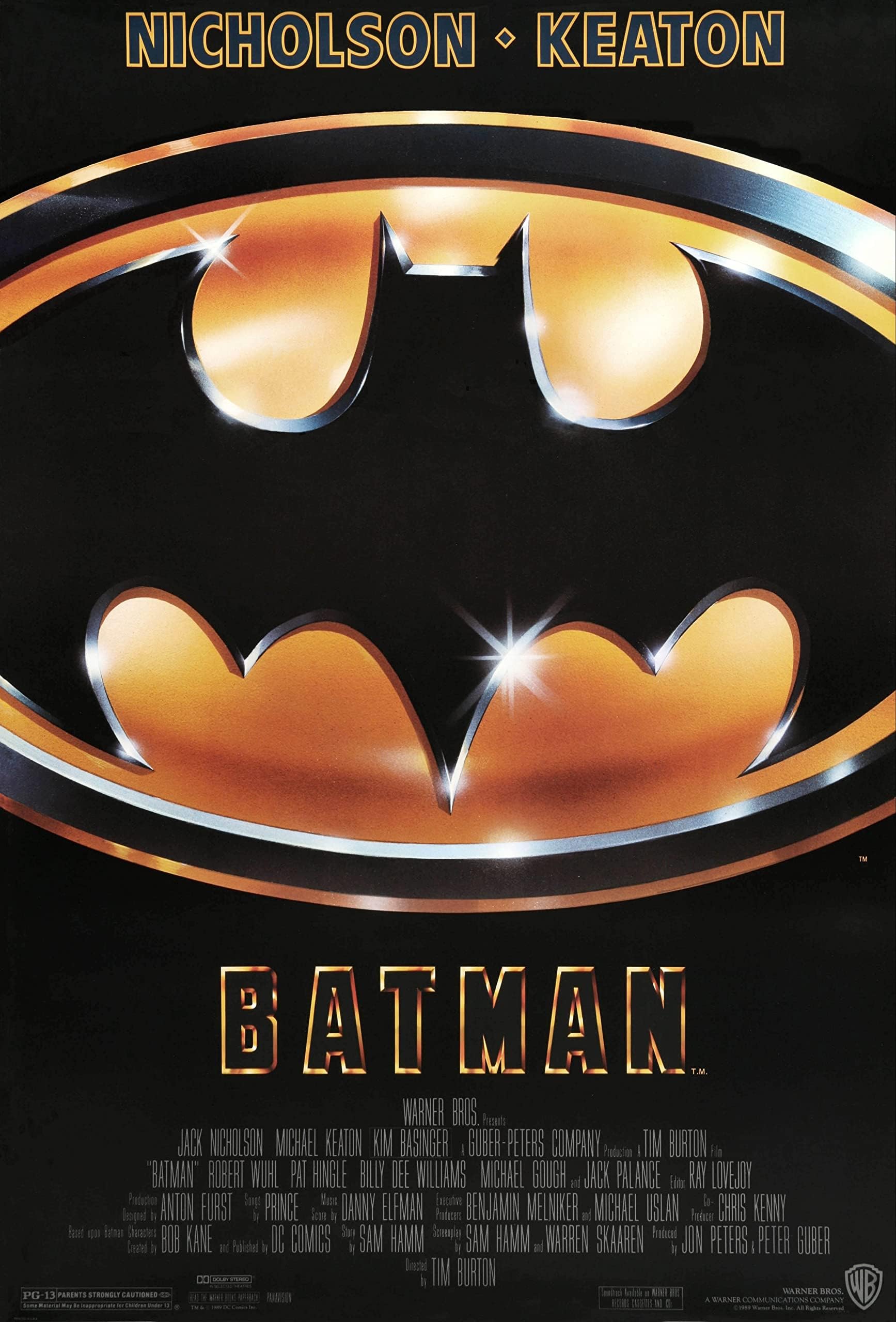 80s Classic Retro Vintage Movie Film Posters Poster Prints Wall Art Pictures (Batman, A4 Poster)
