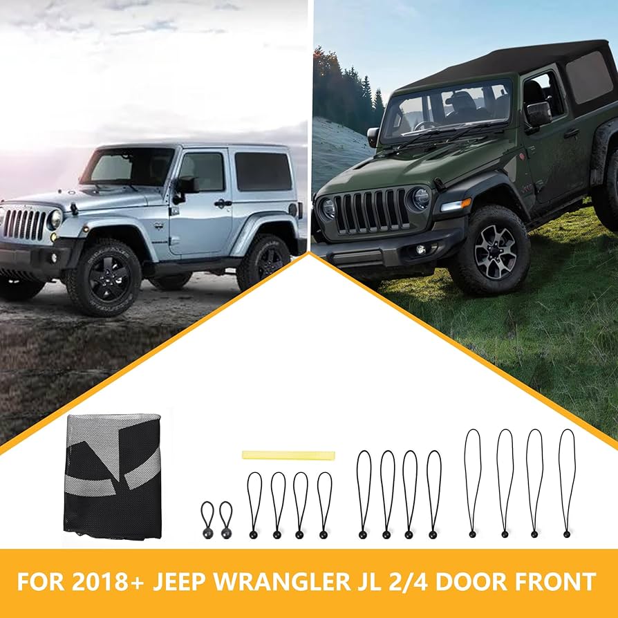 Amazon.com: Sunshade for 2018-2023 Jeep Wrangler JL JLU 2