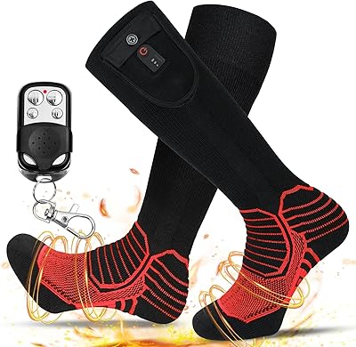 Chaussettes Chauffantes USB – Chaussettes électriques Pour Ski, Moto, Vélo Par Temps Froid