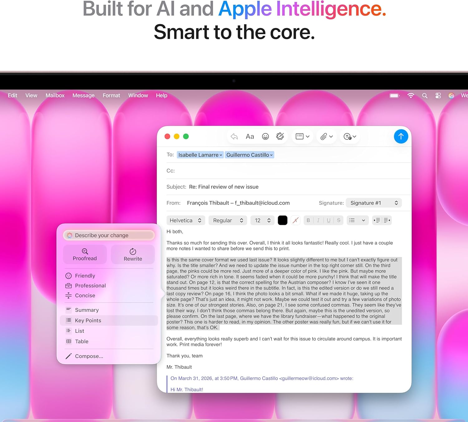 Apple 2026 MacBook Neo 13-inch Laptop with A18 Pro chip: Built for AI and Apple Intelligence, Liquid Retina Display, 8GB Unified Memory, 256GB SSD Storage, 1080p FaceTime HD Camera; Blush 256GB | Magic Keyboard Blush Without AppleCare+ image 3 of 5 B0GR6KJ72L