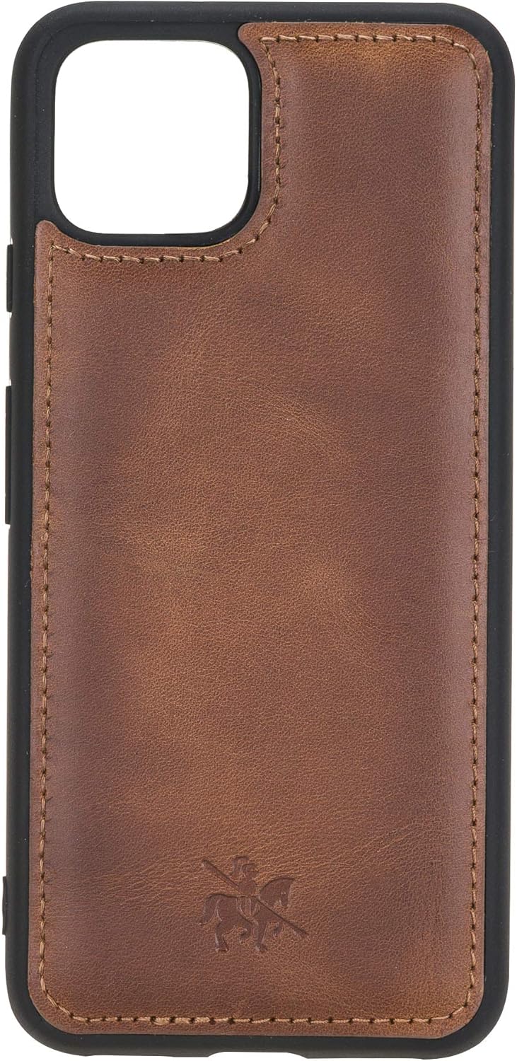 Best Cyber Deals 🔥 Venito Lucca Leather Case Compatible with Google Pixel 4 (5.7 inch) – Extra Secure with Padded Back Cover - Antique Brown 🔥 Hot Deals Venito Lucca Leather Case Compatible with Google Pixel 4 (5.7 inch) – Extra Secure with Padded Back Cover - Antique Brown
