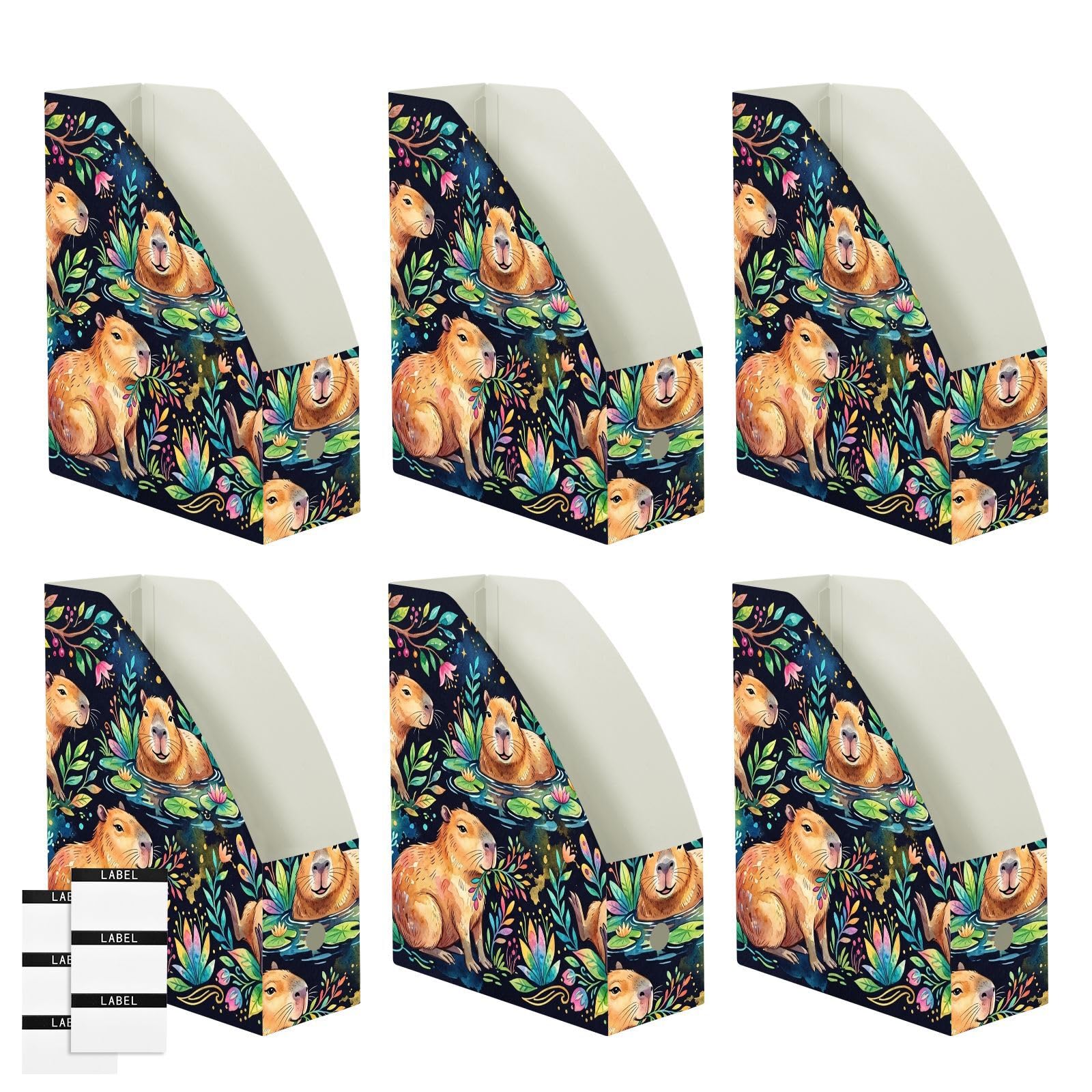 Capybara Organiseur de bureau pliable Bleu