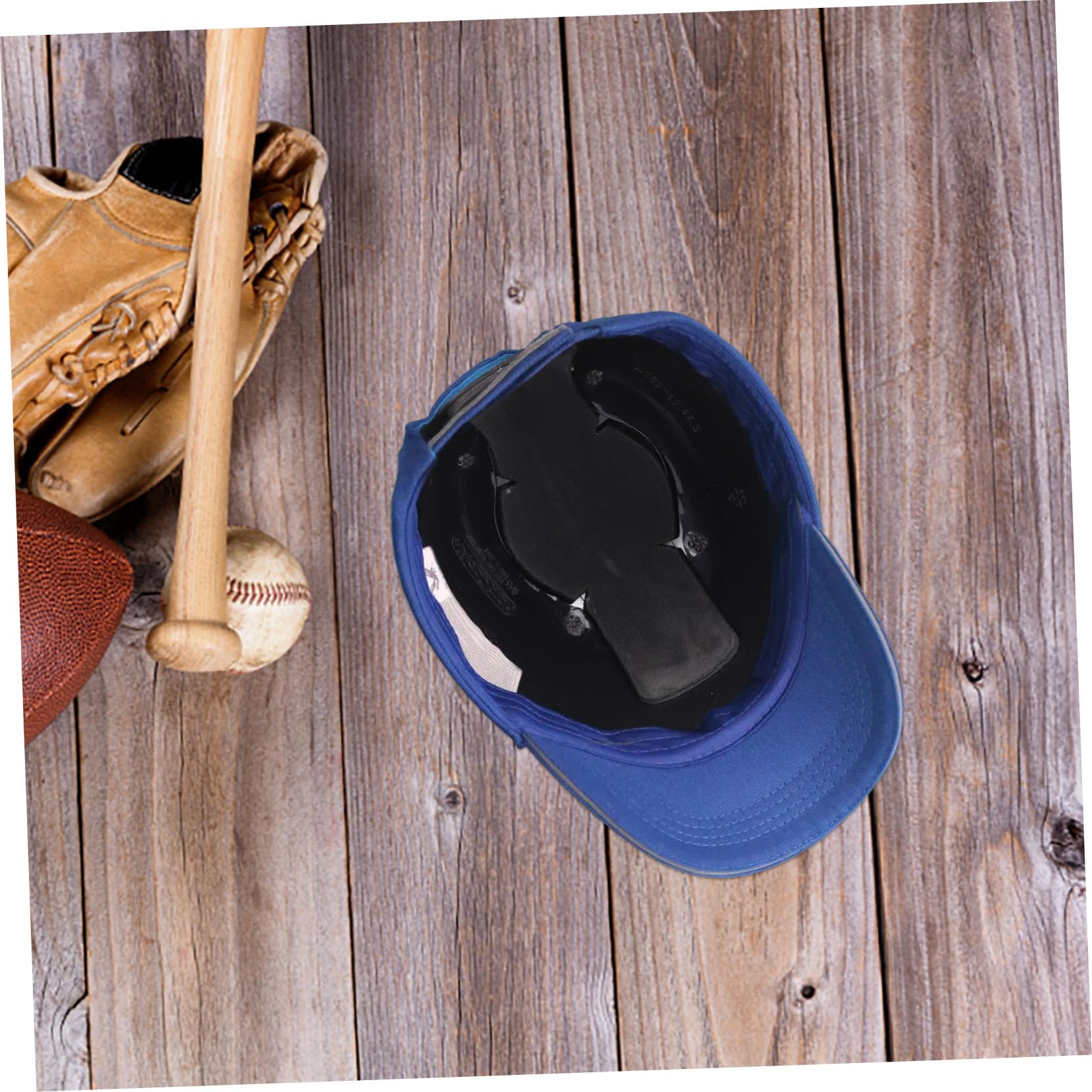 3 Pièces Coquille De Chapeau Base-Ball Insérer Doublure Hommes Capuchons Inserts Insert De Chapeau Pratique Insert De Casquettes Anti-heurt Black Plastique