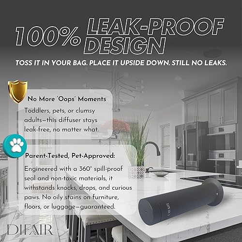 Miniatura 2 de Difusor sin agua a prueba de fugas, difusor de la colección de hotel para aceites esenciales, difusor de aroma con control remoto y Bluetooth,