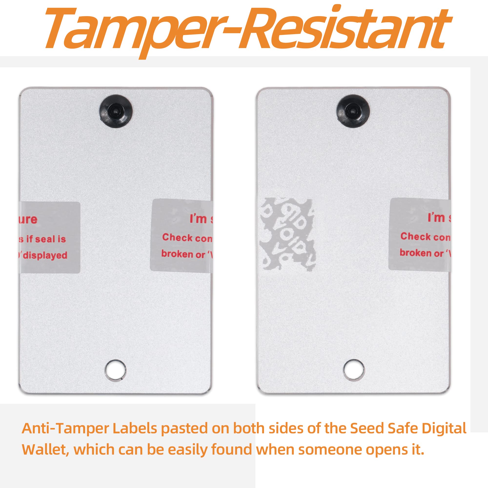 CONDOLD Steel Bitcoin Wallet Kit enthält 2 Stück Crypto Seed Storage  Stahlplatten und 1 Stück Gravurstift für private Schlüssel, unterstützt bis  zu 24 Wörter mit einzigartig beschriftet und Knopf (1: Amazon.de: Küche,