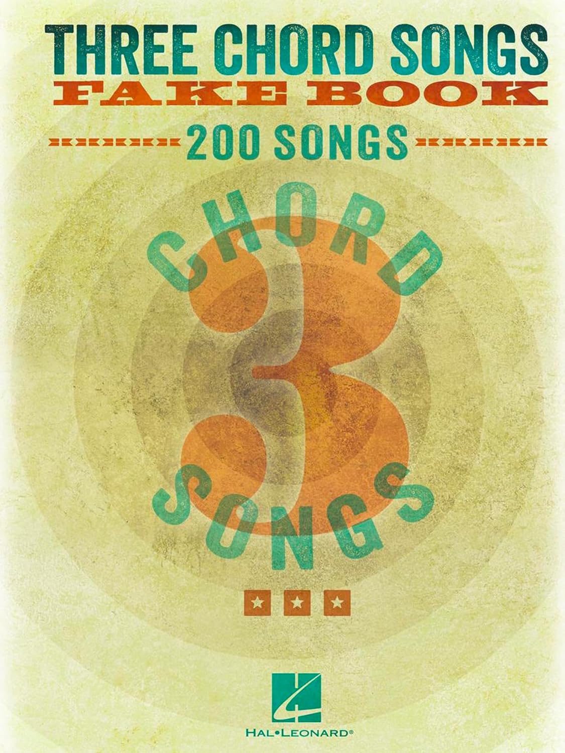 Three Chord Songs Fake Book for C Instruments | Easy Guitar/Piano with Melody, Lyrics and Chords | Songbook for Students and Adult Learners | 200 Classic Pop Rock Folk Tunes | Spiral Bound Fake Book      Paperback – October 1, 2012