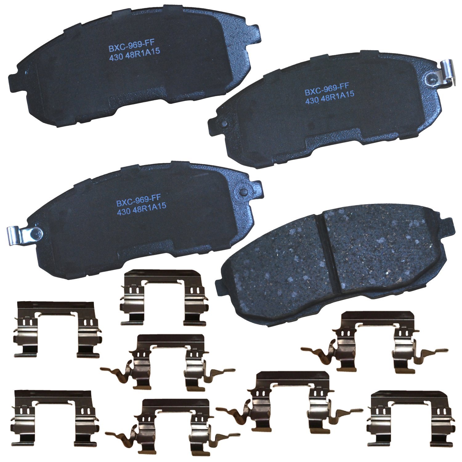 Bendix Premium SBC430 Ceramic Front Brake Pads for INFINITI G20 2002-1999, I30 1999-1996, Nissan Altima 2001-1993, Altra EV 2001-1999, Maxima 1999-1989, Sentra 2006-2000, Suzuki SX4 2007