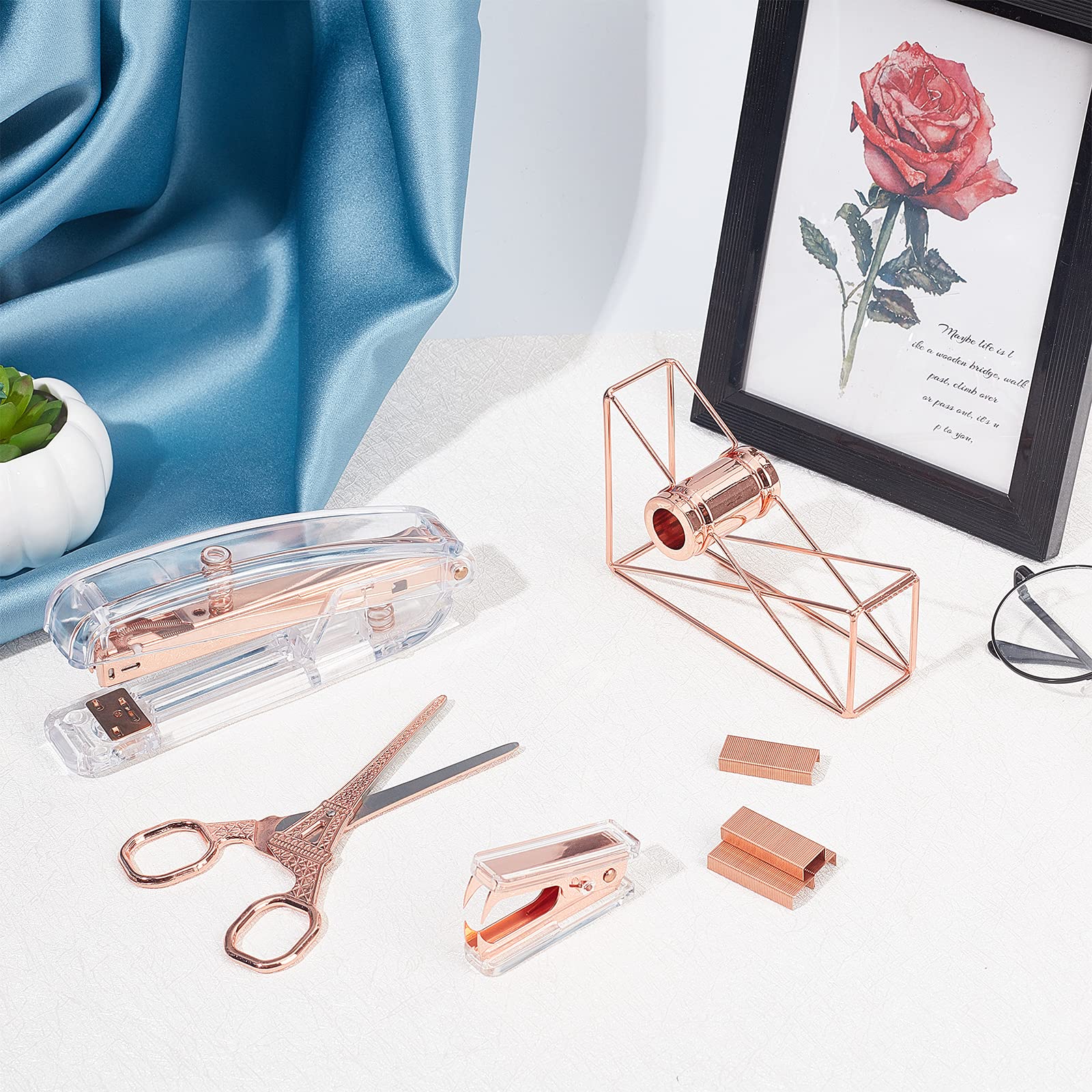 NBEADS Trousse De Papeterie De Bureau, 5 Kit Accessoire De Bureau Distributeur