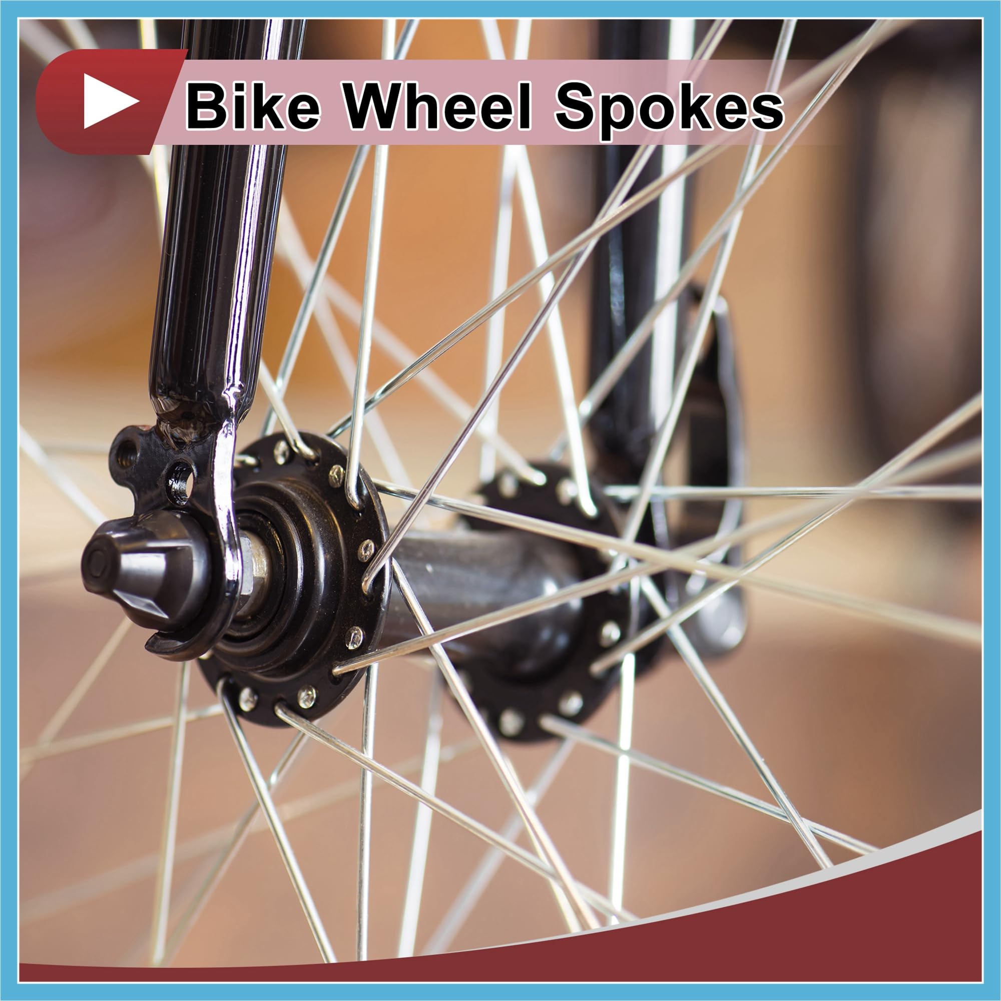 12 Set 14G Raggi per Bicicletta 285mm Raggi Ruota Bici 304 Acciaio Inossidabile Tono Argento Prodotto Durevole