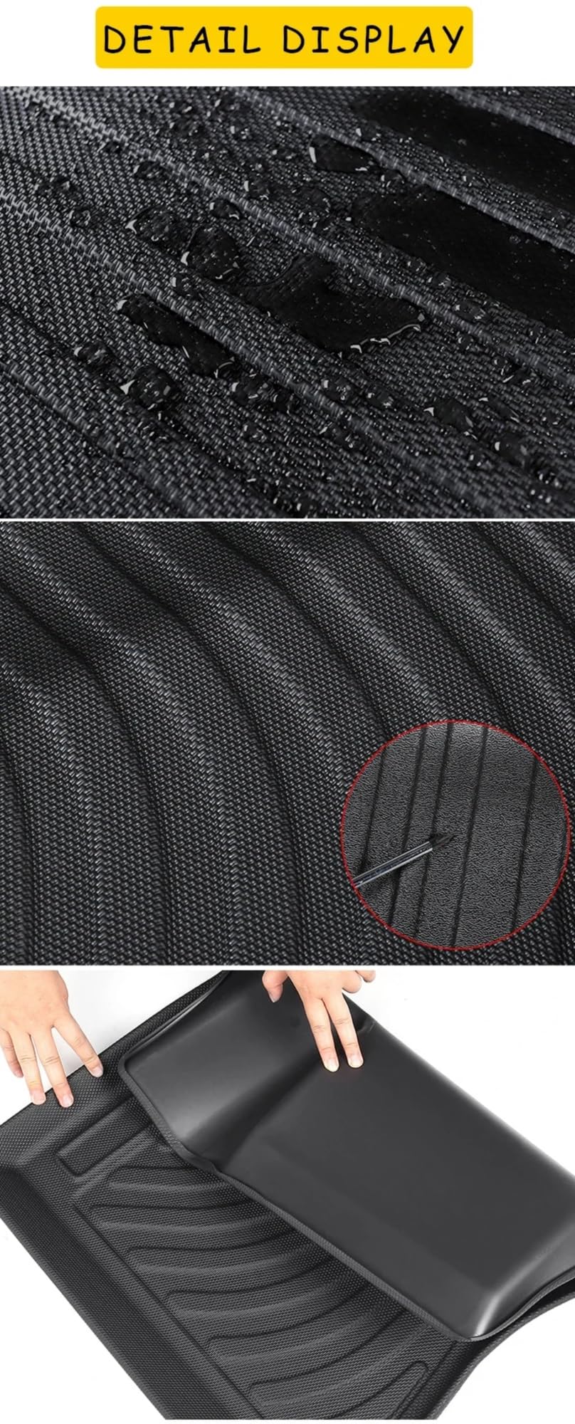 Set tappeti su misura in gomma - compatibile per Seat Alhambra (10/10