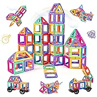 aaczly Costruzioni Magnetiche Bambini 82 Pezzi Blocchi Magnetici per Bambini 3D Blocco
