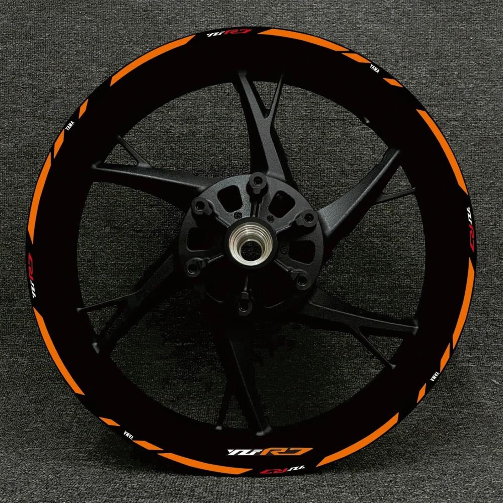 Stickers Motorcycle Wheel Stickers Night Reflective Decorative Rim for Yamaha YZFR7 YZF R7(Style 8)