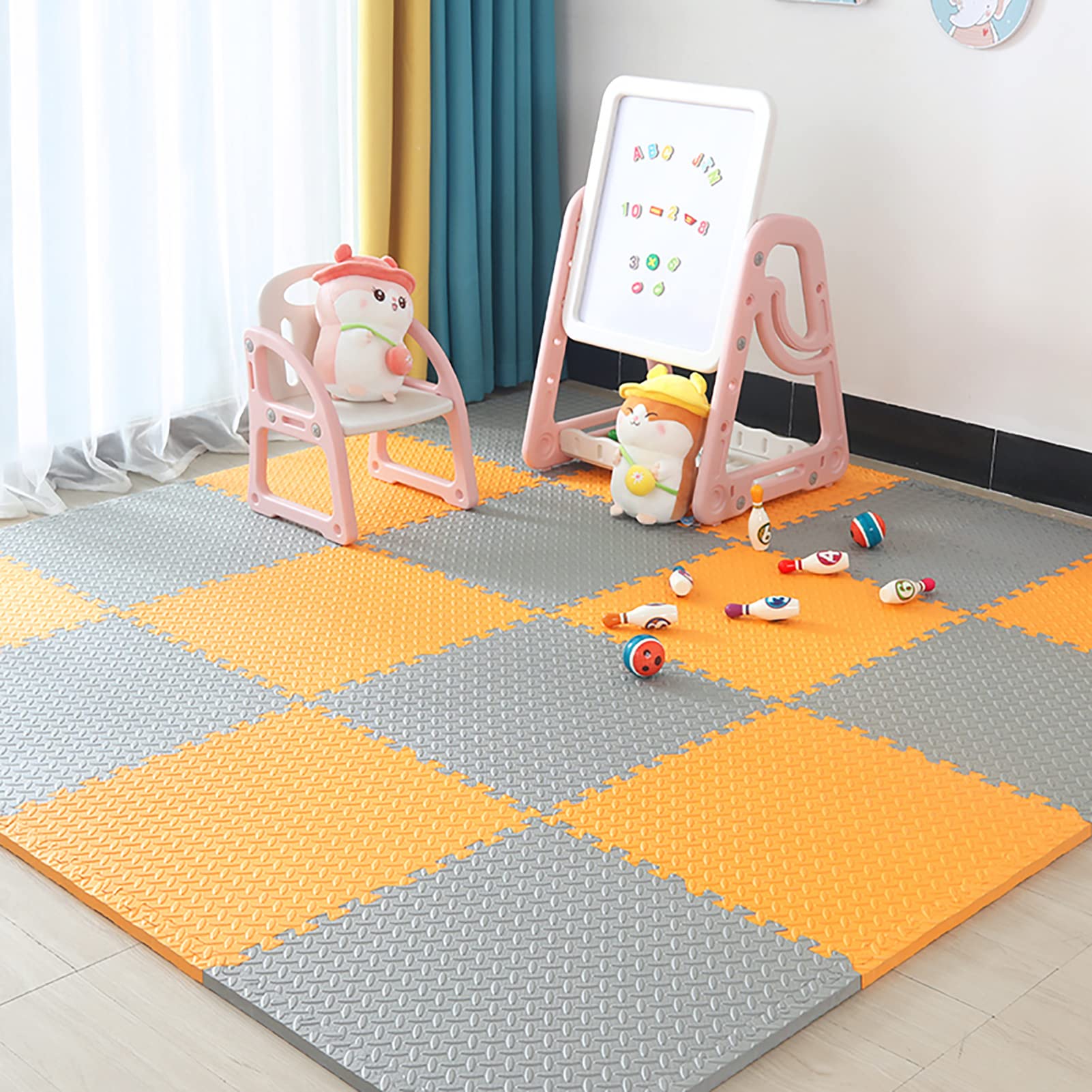 Amazon.co.jp: JYHCD ジョイントマット 30x30cm 厚さ2.5cm 16/24枚