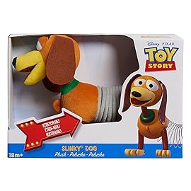 Disney and Pixar Toy Story 16,5 cm Slinky Dog Plush Stuffed Animal, Kids Toys for Ages 18 Month by Just Play
