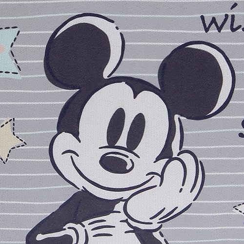 Miniatura 3 de Lambs & Ivy Disney Mickey Mouse - Cesta de almacenamiento plegable, color gris