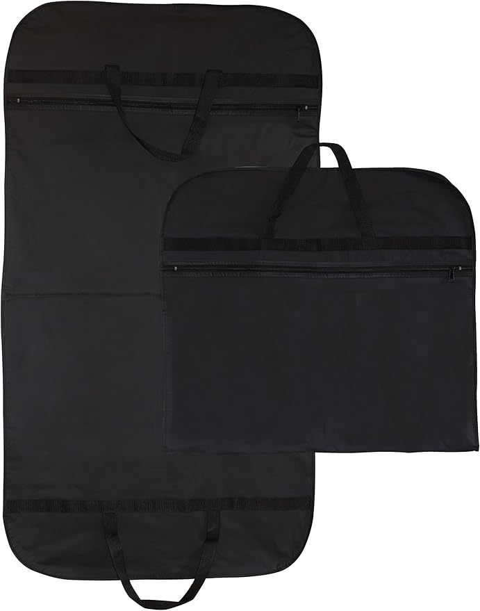 Hoesh UK Black 44" Waterproof Mens Suit Garment Protection Carrier