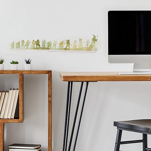 Miniatura 3 de RoomMates RMK2161SCS - Calcomanías de pared con cita de El Hobbit, color blanco