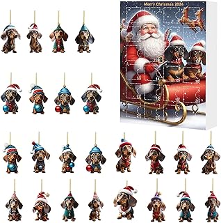 Sale Clearance sunnymi Life, Christmas Countdown Calendar Christmas Blinds Box Gift Dog Christmas Tree Pendant Blinds Box Overstock Items Clearance All