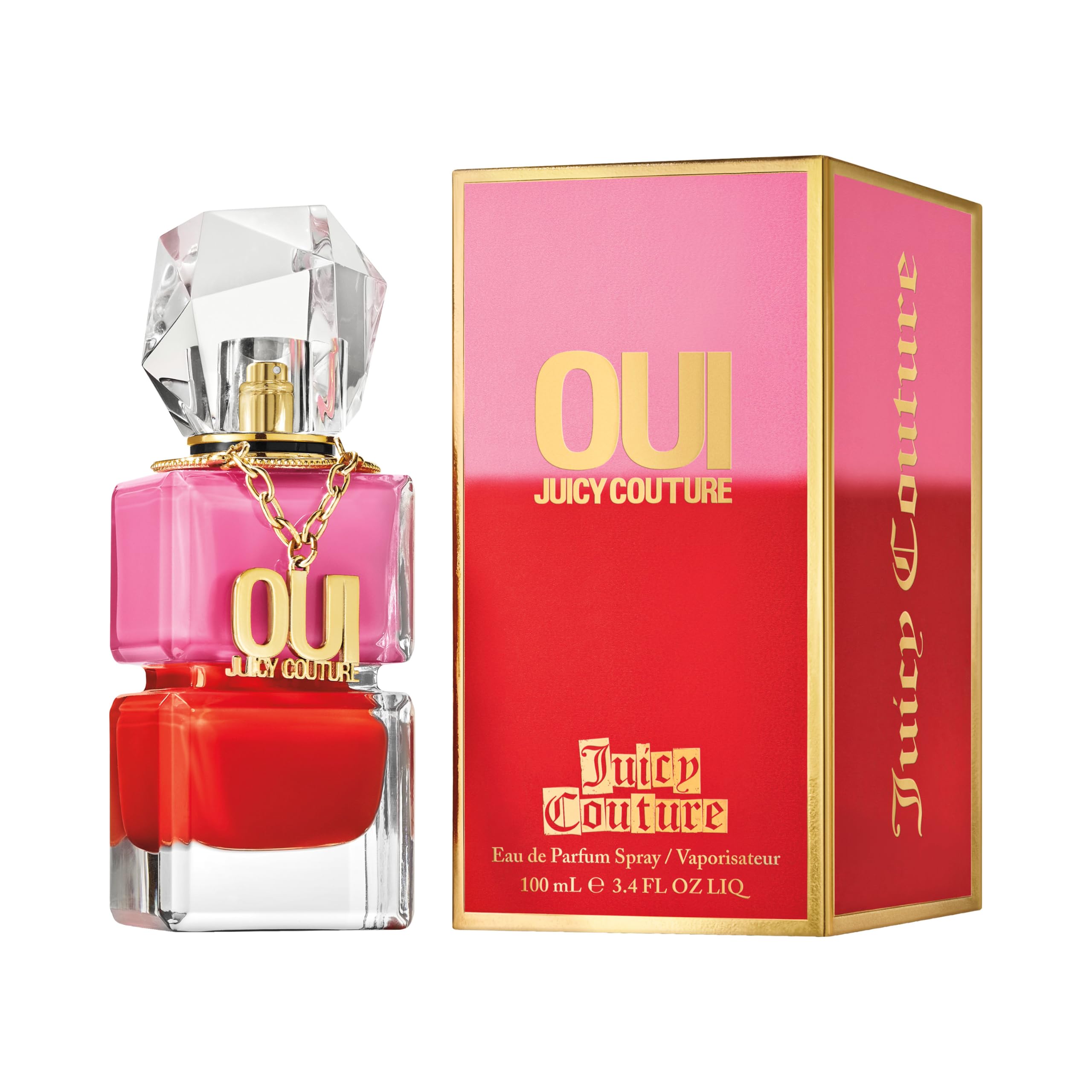 Juicy Couture - OUI, Eau de Parfum Spray - Fragancia Afrutada y Floral, con Notas de Sandía, Jazmín y Maderas Techno, Perfume para Mujer