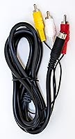 Vista 1 de Old Skool Sega Genesis 2, 3, Nomad, or 32x Standard AV Cable (Bulk Packaging)