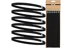 Tough Headwear Thin Elastic Sports Headbands