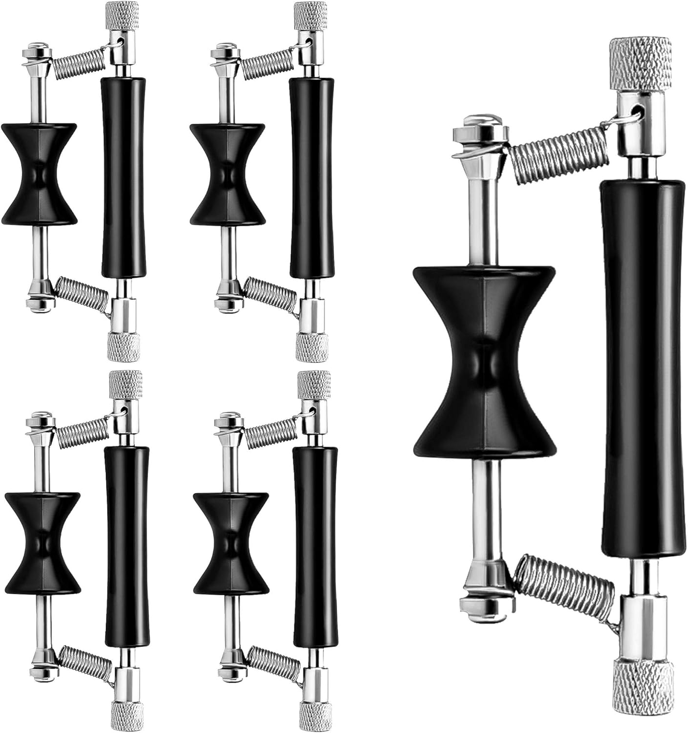 Rcanedny 5 Pack Guitar Rolling Capo Sliding Capo Adjustable