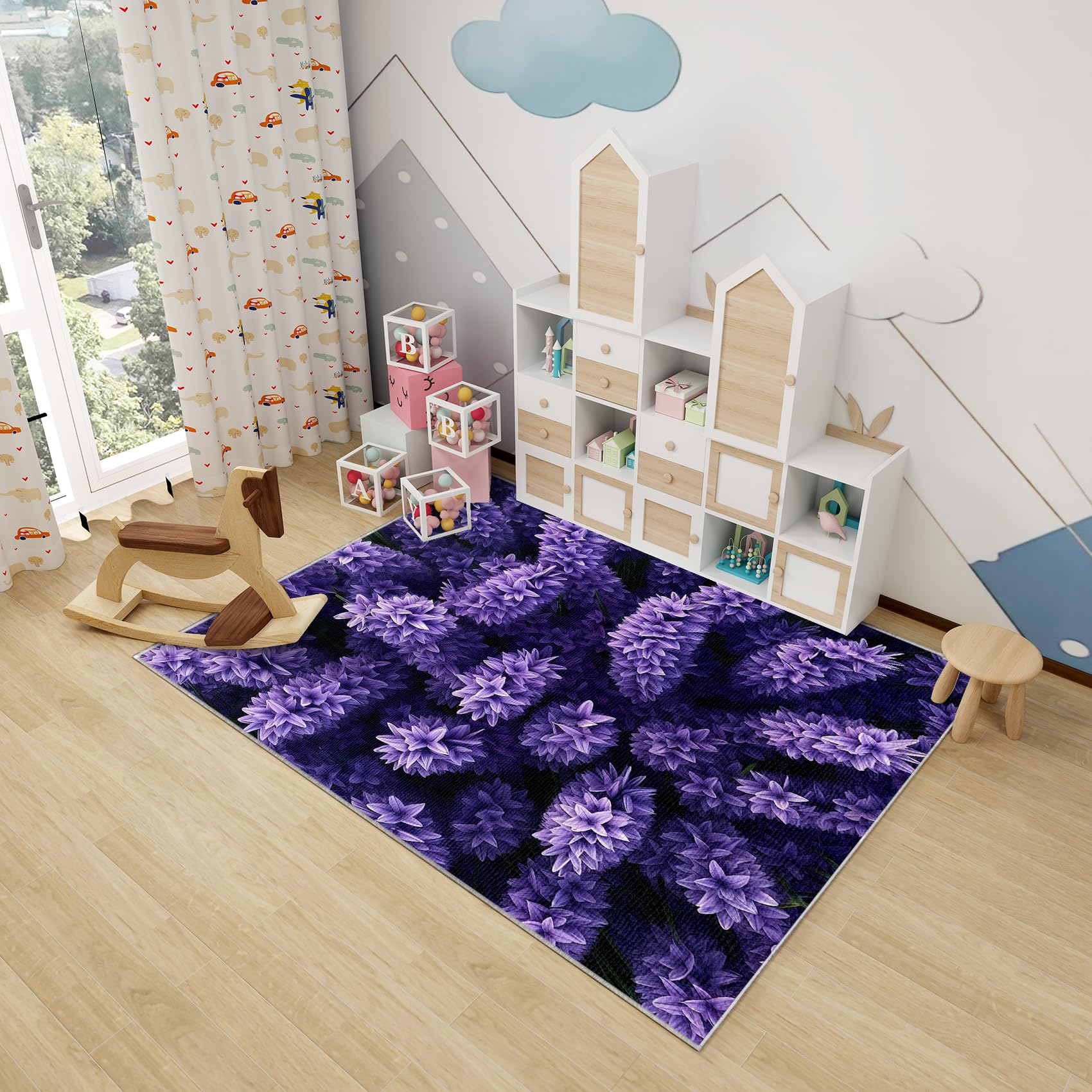 Lavender Rug Pattern Lavender Living Room Rug Color By Design: Lavender Rugs & Decor For A