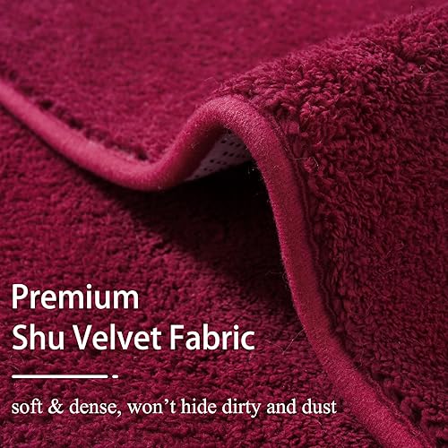 Miniatura 8 de Alfombra de pasillo para dormitorio, alfombra mullida para mesita de noche, cocina, lavandería, entrada, interior, suave espuma viscoelástica,