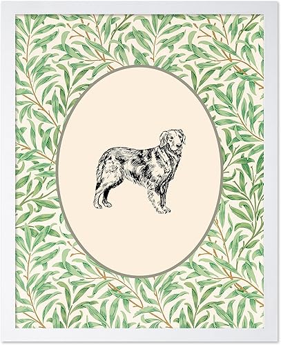 Miniatura 55 de Poster Master Impresión Vintage de Cachorro - Póster Retro de Perro - Arte Pastel - Diseño de Pared de Animal Floral - Arte Bohemio Chic -