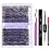 DIY Eyelash Extension Kit - 280PCS 16-20mm Mixed D Curl Lash Clusters, Bands, Seal and Applicator for Individual Lash Extensions (30-40mm Kit, 16-20mm)