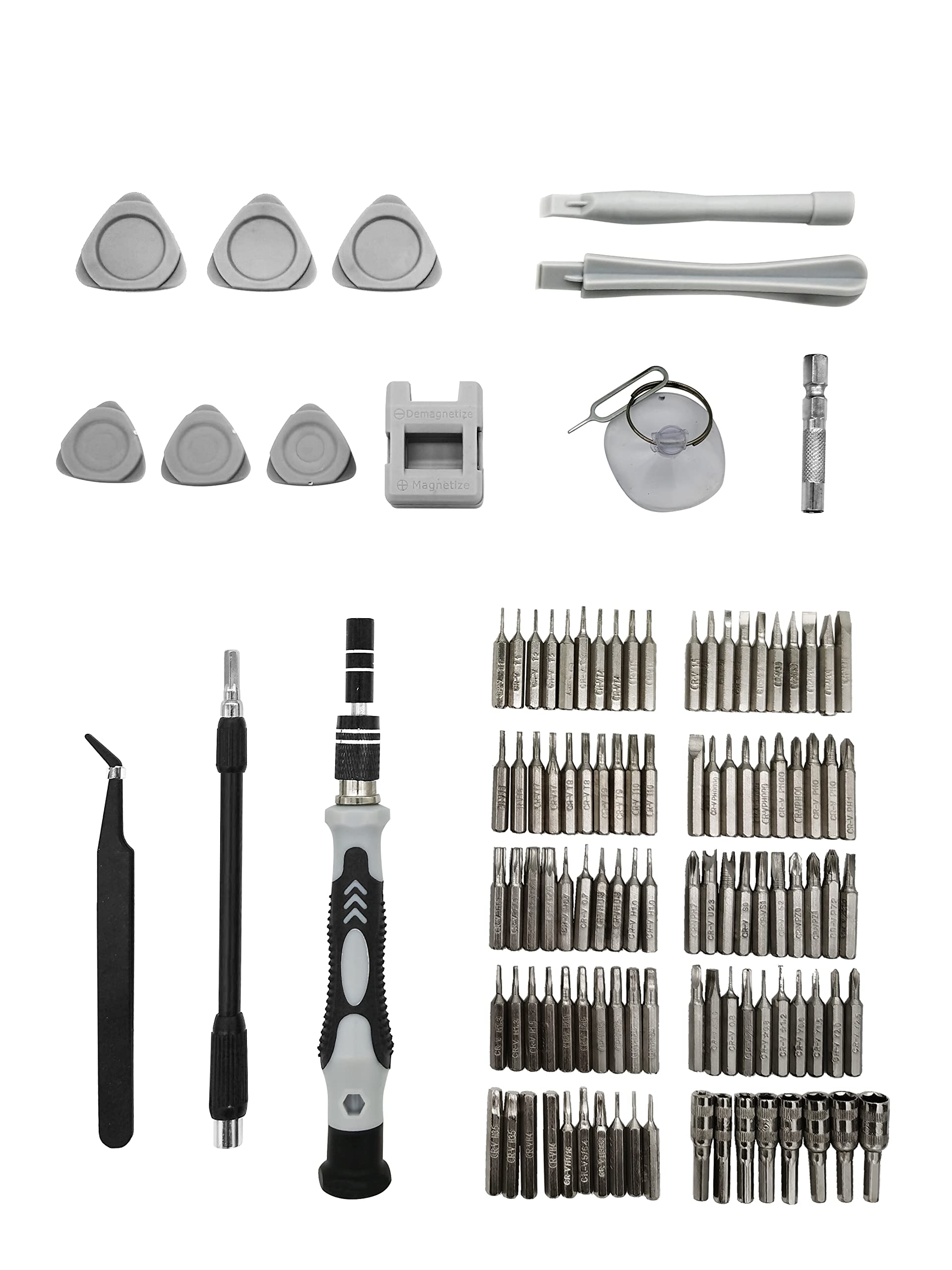 115 in 1 Cacciaviti Precisione Set, Professionali Mini Magnetici kit di Riparazione con Torx Bits, per PC, iphone, Laptop, Occhiali, Orologio, Switch, PS4, PS5, Xbox, Elettronica