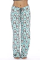 Just Love Women's Plush Fleece Pajama Pants - Ultra Soft Cozy Sleep Lounge Bottoms, Fun Prints, XS-3X