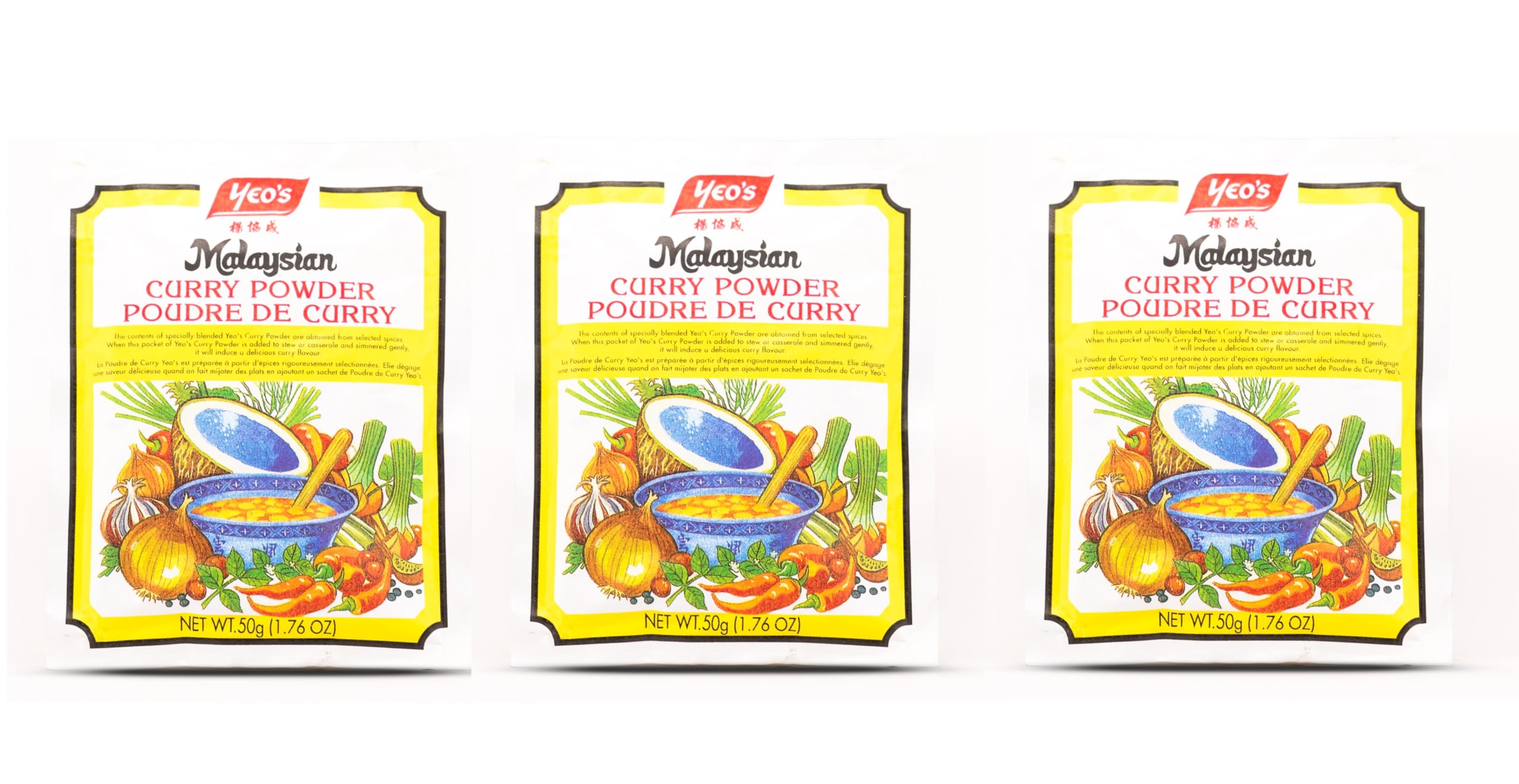 Yeo's Malaysian Curry Powder, 1.76 Ounces