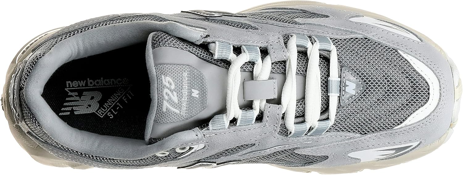725V1 Rain Cloud Mens Running Shoes (Grey/White)