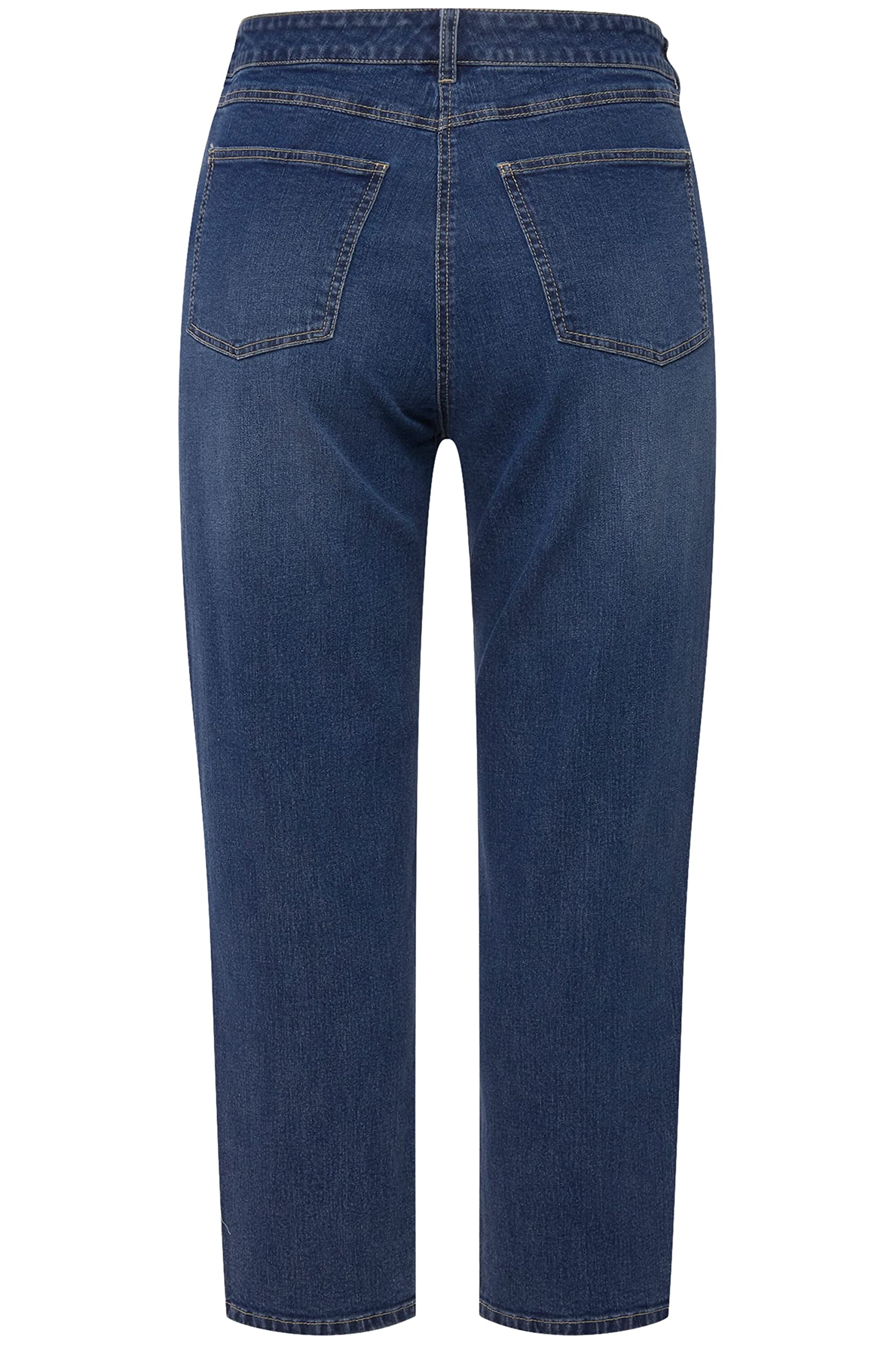 Ulla Popken Jean Maman, Bleu Denim, 44-44 Femme