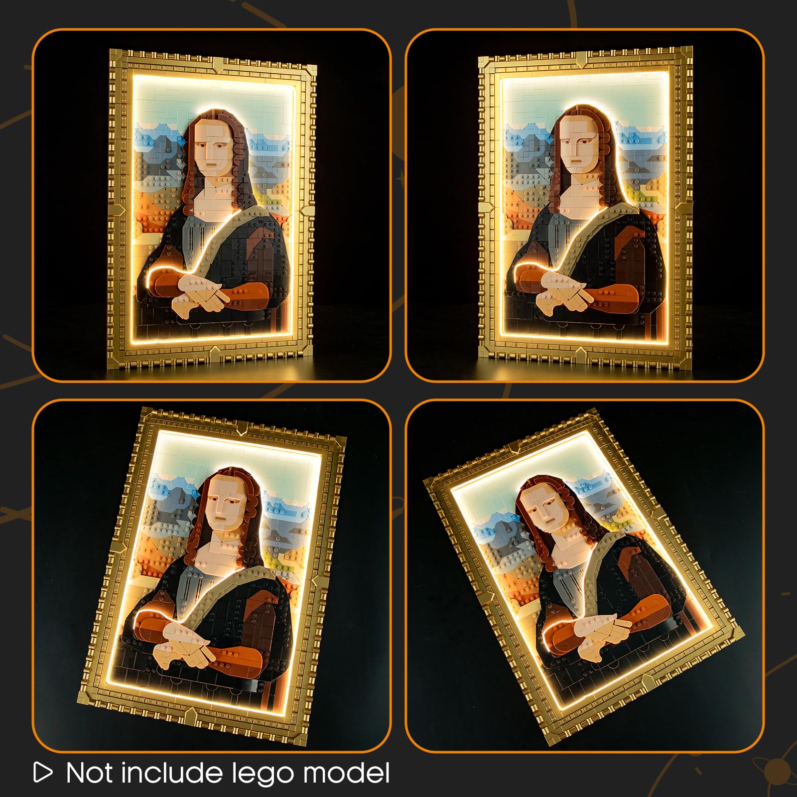 LIGHTAILING Light for Lego-31213 Mona Lisa - Led Lighting Kit Compatible with Lego Building Blocks Model - NOT Included The Model Set